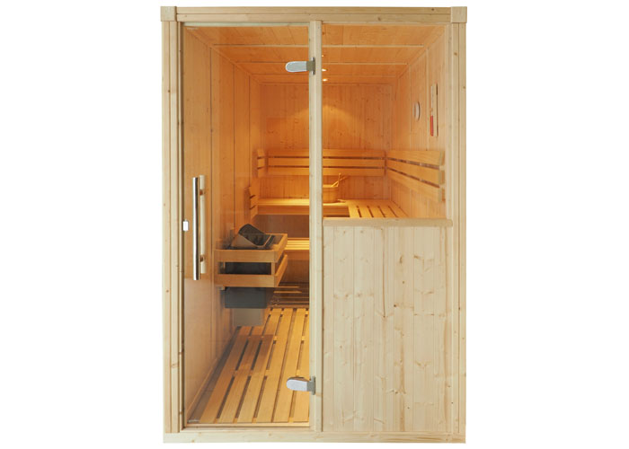 Oceanic Traditional Finnish sauna with half glass panel