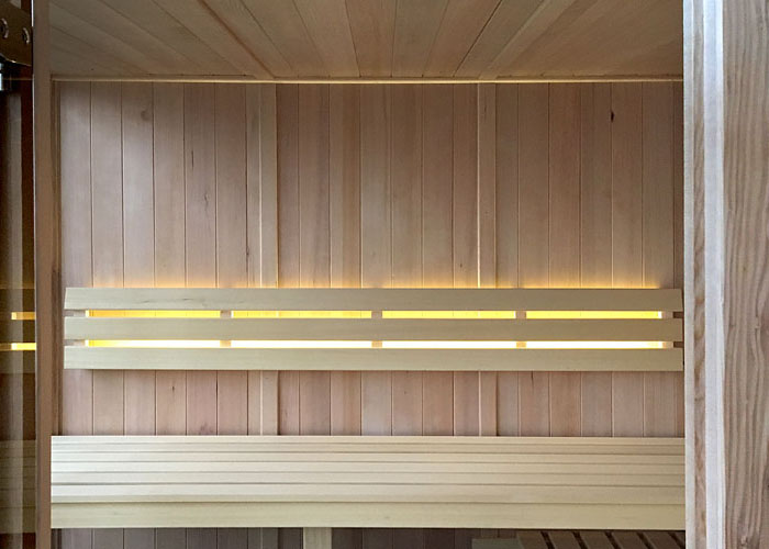 Vision sauna LED lights