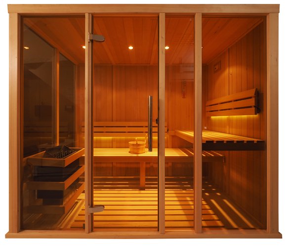 Oceanic Vision Sauna Glass Front