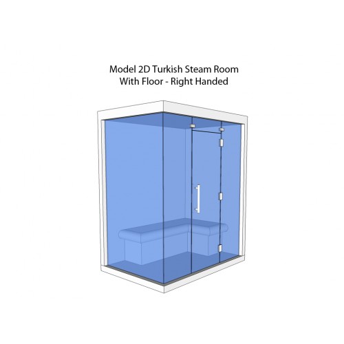 2 Person Commercial Turkish Steam Room Model 2D 