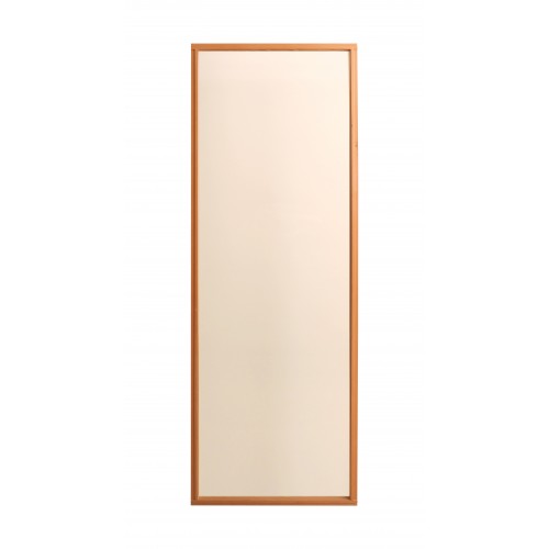 615 x 1875mm Glass Sauna Panel Hemlock Frame 