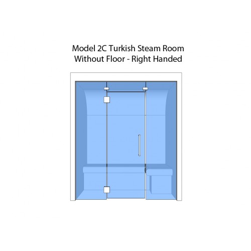 2 Person Commercial Turkish Steam Room  Model 2C 