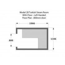 2 Person Commercial Turkish Steam Room Model 2B
