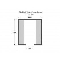 8 Person Home Turkish Steam Room Model 6A