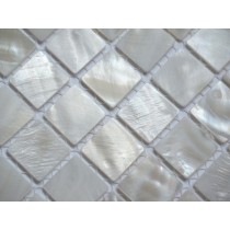 White Shell Mosaic 285 x 285mm (24 sheets)