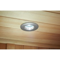 Infrared Sauna White 12v Fire Rated Downlight Kit - Chrome 