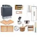 Deluxe Home Sauna Kit with Built in Control Heater
