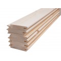 Spruce Sauna Wood Cladding - 95 x 18mm (Pack of 6 Lengths 2093mm)