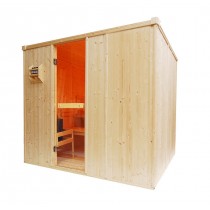 5 Person Oceanic Traditional Home Sauna Floor plan
