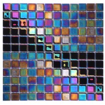 Petrol Black iridescent - Soft Edge 320 x320mm