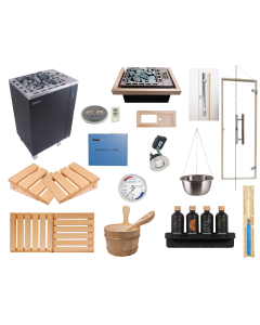 Domestic Sauna Kit with Apollo Saunarium Heater